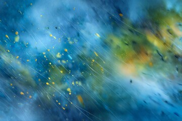 Naklejka premium Layered textured colorful splash