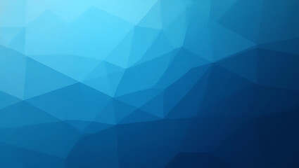 Abstract geometric background with gradient shades of blue and polygonal shapes