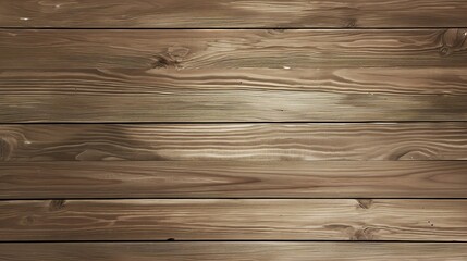 Naklejka premium Light brown wooden background with horizontal planks, featuring vintage wooden wall texture, ideal for design and decoration as a wooden panel with natural grainy surface and old pattern.