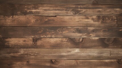 Naklejka premium Light brown wooden background with horizontal planks, featuring vintage wooden wall texture, ideal for design and decoration as a wooden panel with natural grainy surface and old pattern.