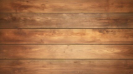 Obraz premium Light brown wooden background with horizontal planks, featuring vintage wooden wall texture, ideal for design and decoration as a wooden panel with natural grainy surface and old pattern.