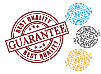 Best Quality Guarantee Stamp Vector Set, Premium Product Seal