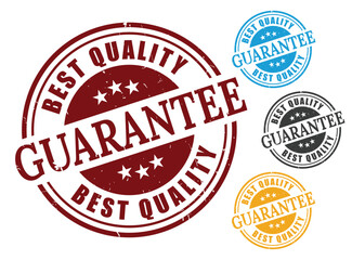 Premium Quality Badge Vector Set, Product Guarantee Stamp Collection