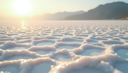 Salt Lake at Sunrise