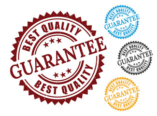Authentic Quality Guarantee Labels, Vector Seal Set for Premium Products