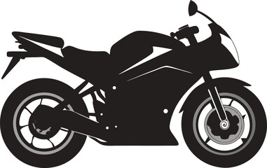 Obraz premium silhouette of a motorcycle