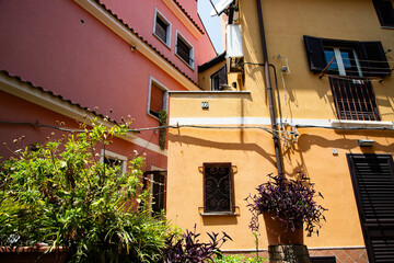 historic old town Taormina  in Messina region of Sicily