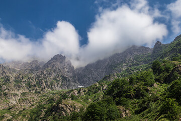 the Gesso Valley in the Italian Piedmont