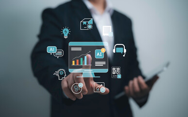 AI-powered solution for small business operations using smart technology automation data analysis...