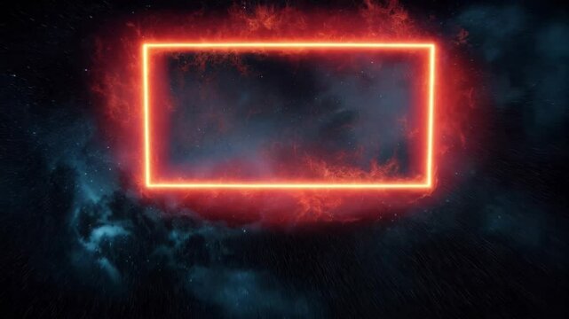Create stunning visual effects with fiery frames for dynamic presentations or entertainment content