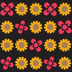 Florar Vektor. Abstract Floral Background Design with Artistic Botanical Elements