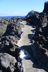 Kleiner Pfad am Meer in Garachico