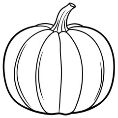 Pumpkin Line Art