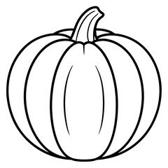 Pumpkin Line Art