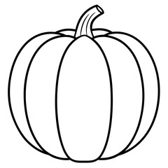 Pumpkin Line Art