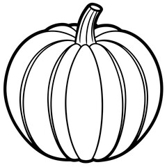 Pumpkin Line Art