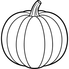 Pumpkin Line Art