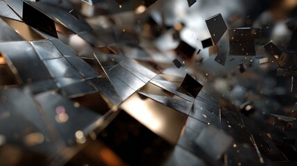 Metallic Digital Mosaic