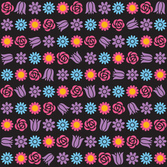 Florar Vektor. Abstract Floral Background Design with Artistic Botanical Elements