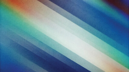 Obraz premium Abstract blue and colorful lines create a futuristic, soft, and bright motion art design