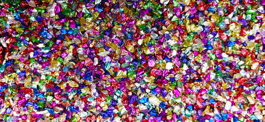 Background of multicolored colored beads