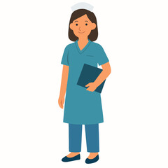 Fototapeta premium hospital nurse vector