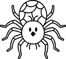 halloween coloring pages, for kids, illustration