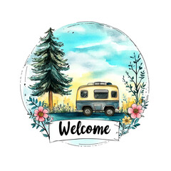 Camping in Nature