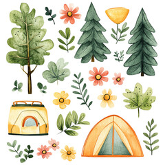 Camping in Nature