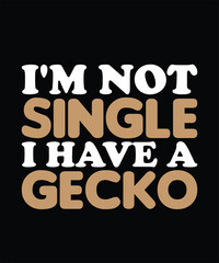 Gecko Typography t-shirt design