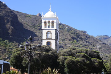 Der Glockenturm der Kirche Iglesia de Santa Ana in Garachico