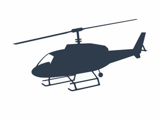 Flying helicopter illustration, flying aircraft 