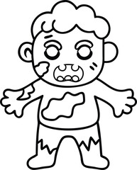 halloween coloring pages, for kids, illustration