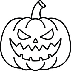 halloween coloring pages, for kids, illustration