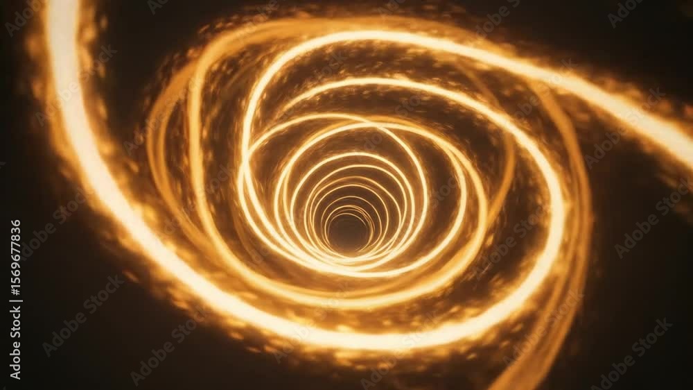 Poster swirling light tunnel motion background abstract loop