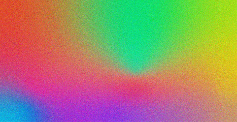 Colorful Abstract Gradient Background with Grainy Noise Texture