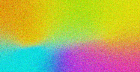 Cyan Yellow Magenta Gradient Background with Subtle Noise Texture.