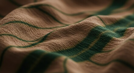 Natural Shibori Linen Fabric Texture.