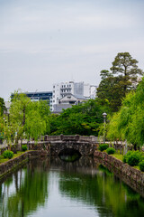 Fototapeta premium Strolls around the Kurashiki Bikan Historical Quarter, Okayama, Japan