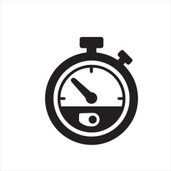 stopwatch time vector icon

