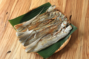 Ikan Asin Tipis or Dried Thin Salt Fish