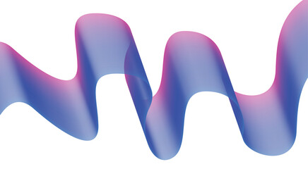 Wavy Blend Abstract Curved Blue Colorful Design Background Vector Illustration