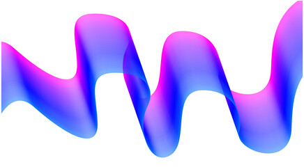 Wavy Blend Abstract Curved Blue Colorful Design Background Vector Illustration