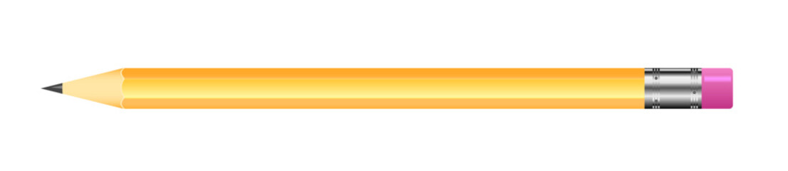 Amazing isolated pencil on pure white background