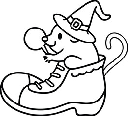 halloween coloring pages, for kids, illustration