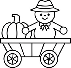 halloween coloring pages, for kids, illustration