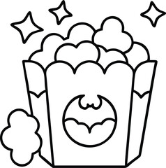 halloween coloring pages, for kids, illustration