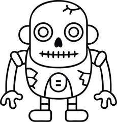 halloween coloring pages, for kids, illustration