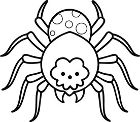 halloween coloring pages, for kids, illustration