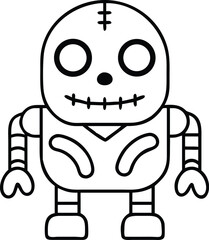 halloween coloring pages, for kids, illustration